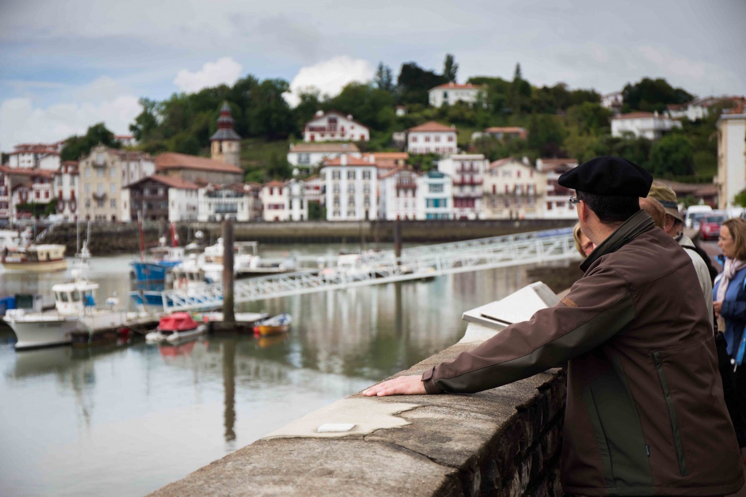 Vue sur le port de Saint Jean de Luz